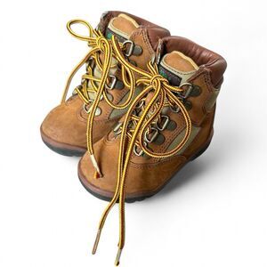 Timberland Field Boot Tan Nubuck Toddler Size 7 Waterproof Hiking Brown